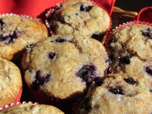 Blueberry muffins -  delicious and free of the top 8 allergens. 